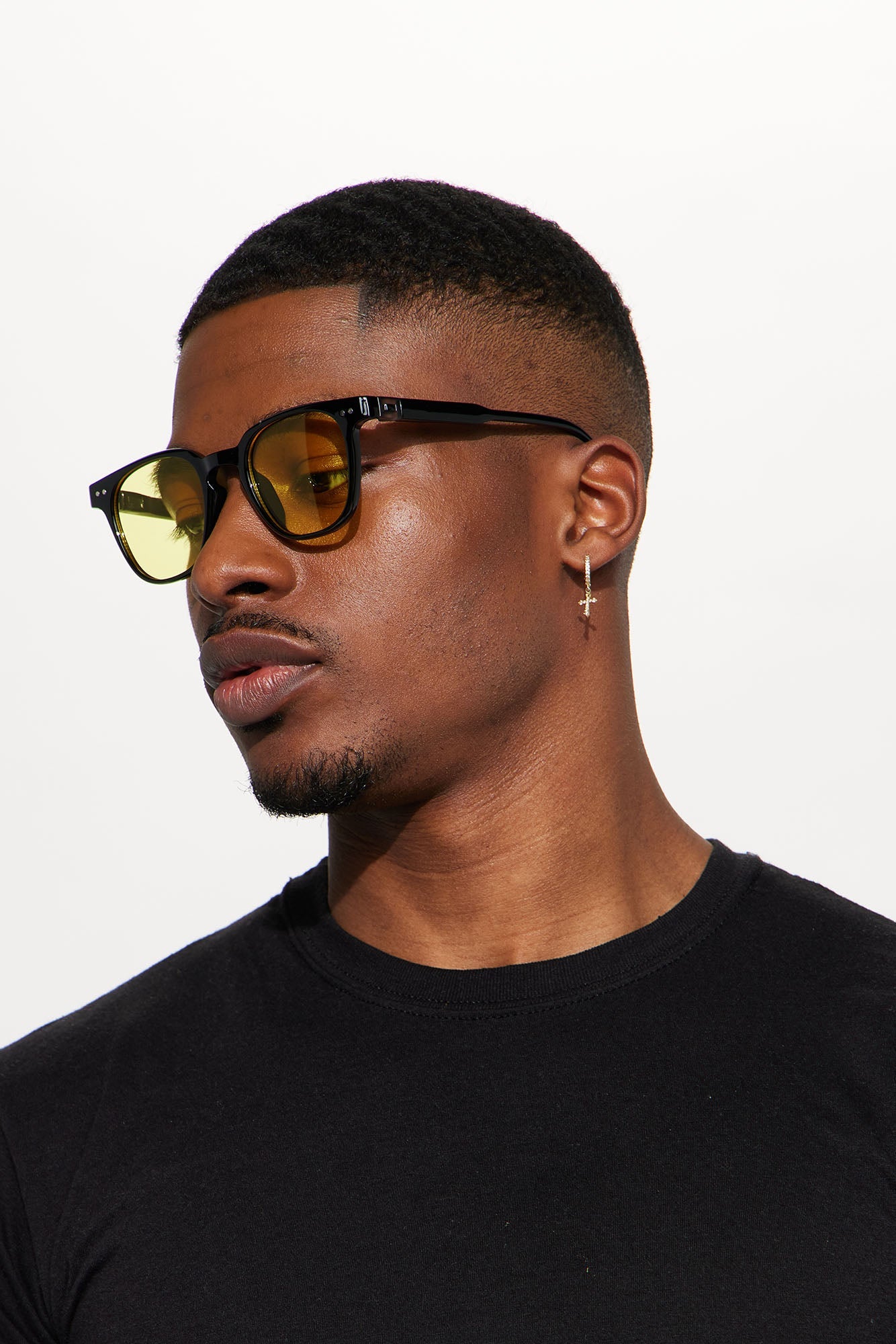 Clear The Air Sunglasses - Black/Yellow