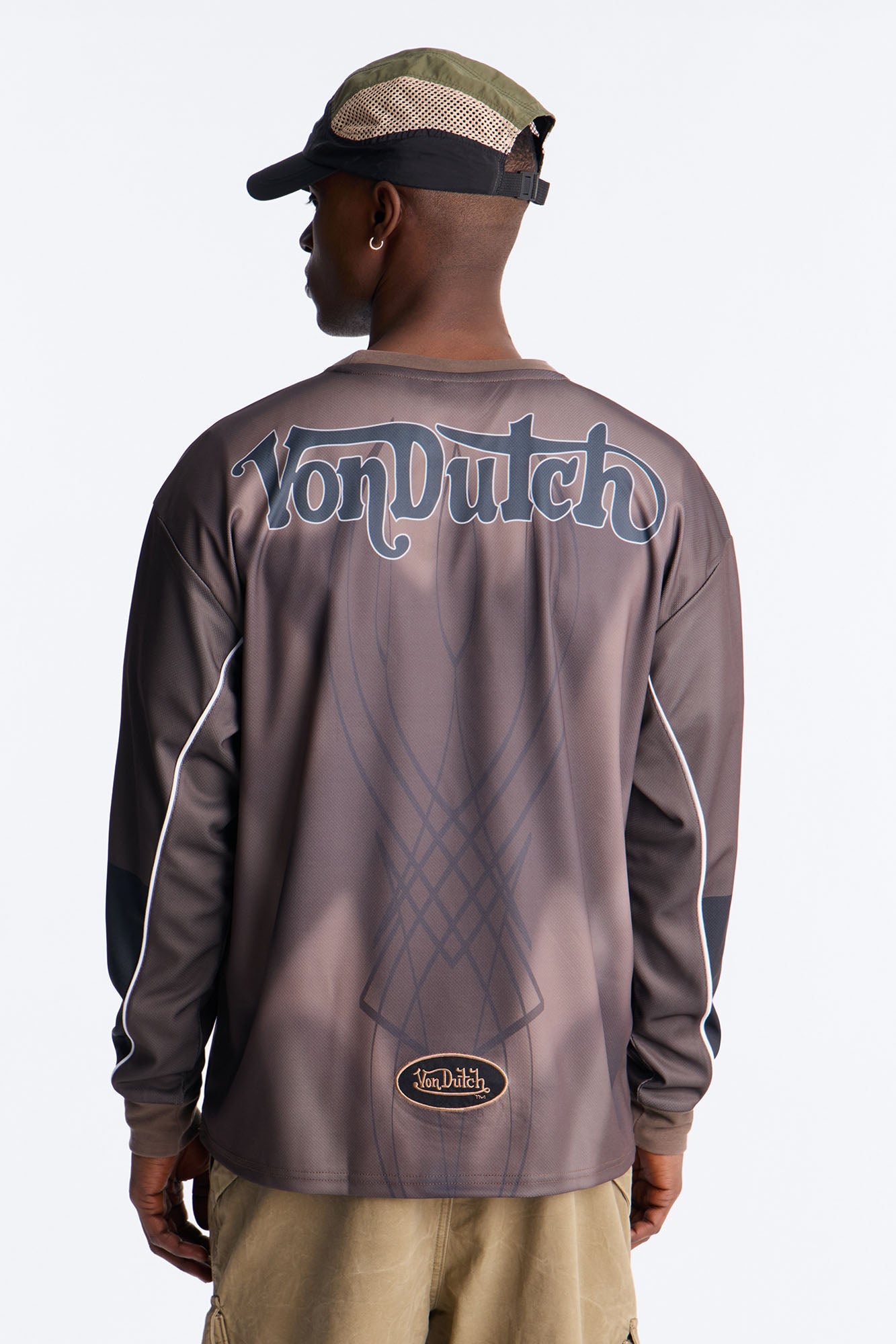 Von Dutch Ember Fade Jersey - Brown