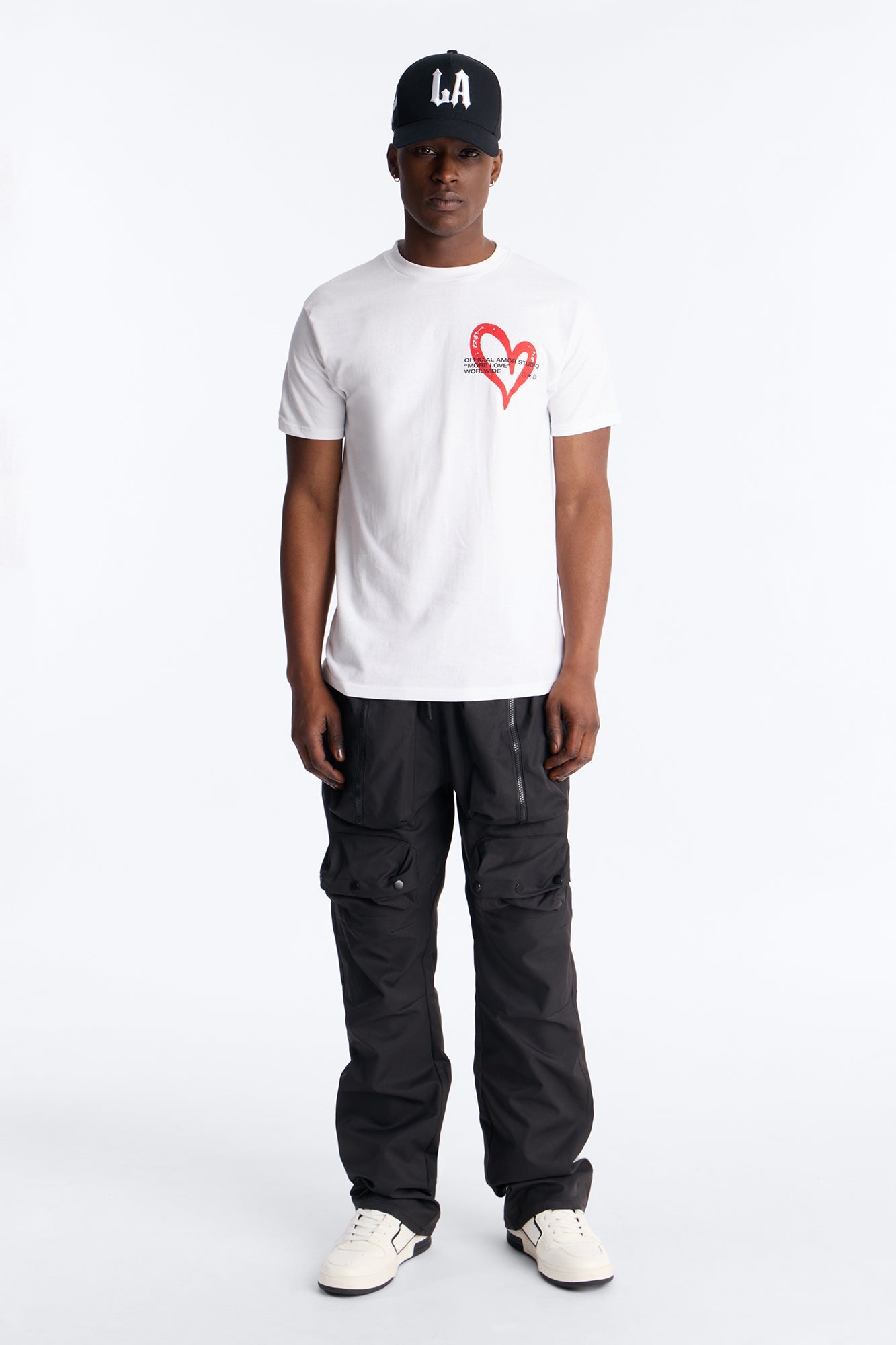 Amor Studio Short Sleeve Tee - White