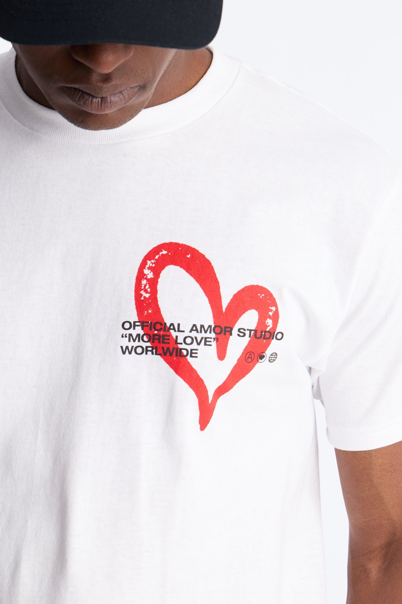 Amor Studio Short Sleeve Tee - White