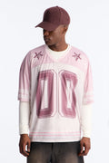 Burning Star Short Sleeve Jersey - Pink