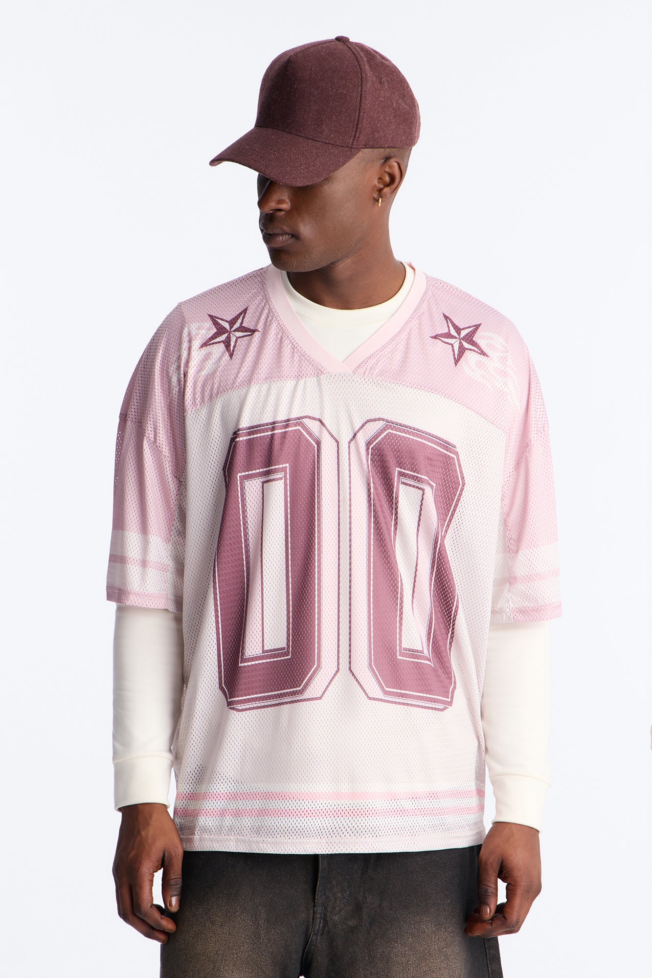 Burning Star Short Sleeve Jersey - Pink