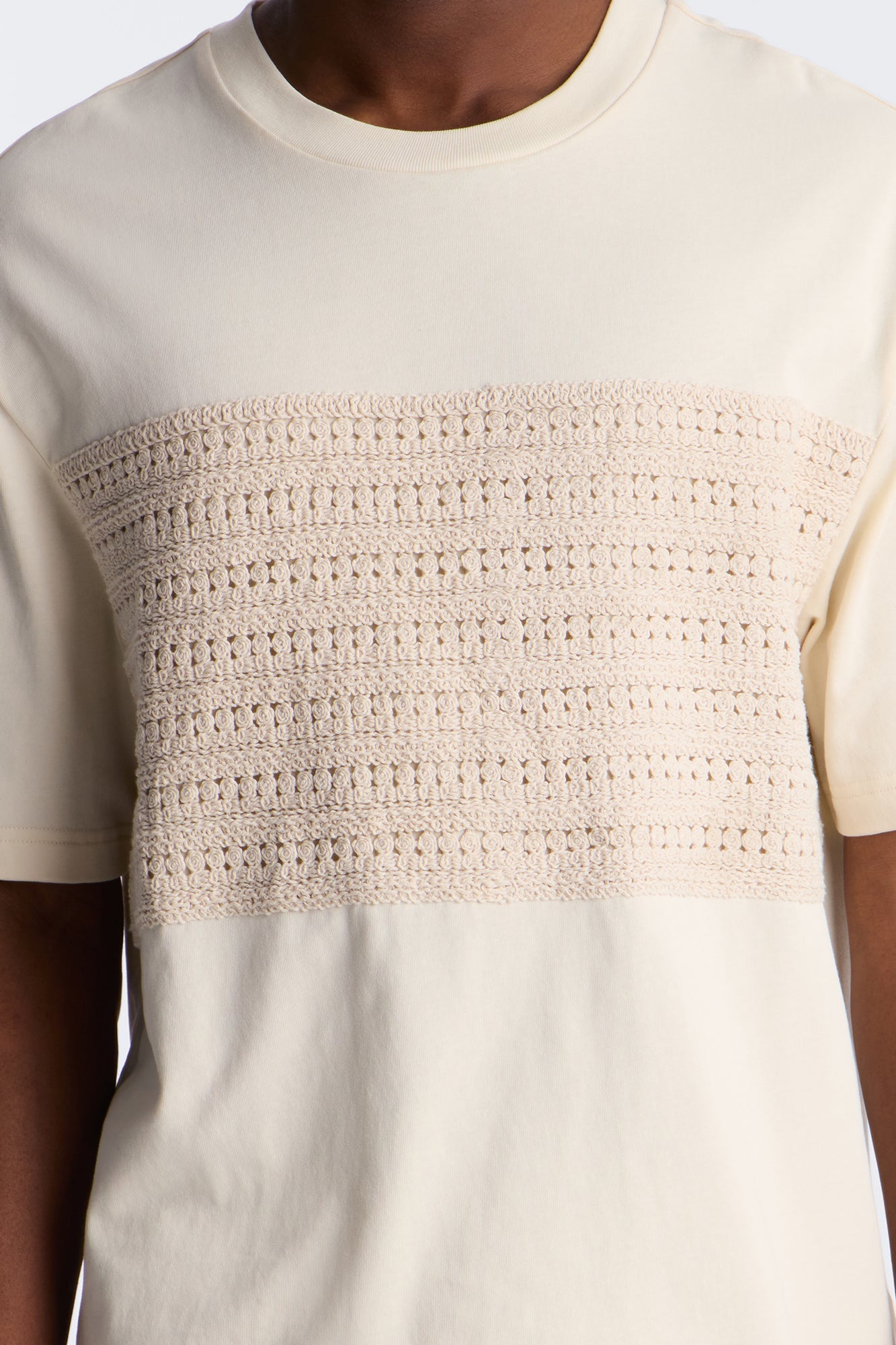 Relaxed Forever Shore Crewneck Tee - Cream
