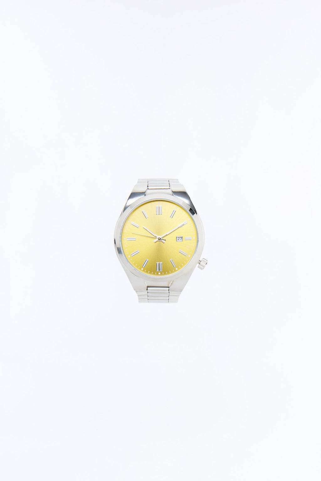 Shifting Dimensions Watch - Silver/Brown