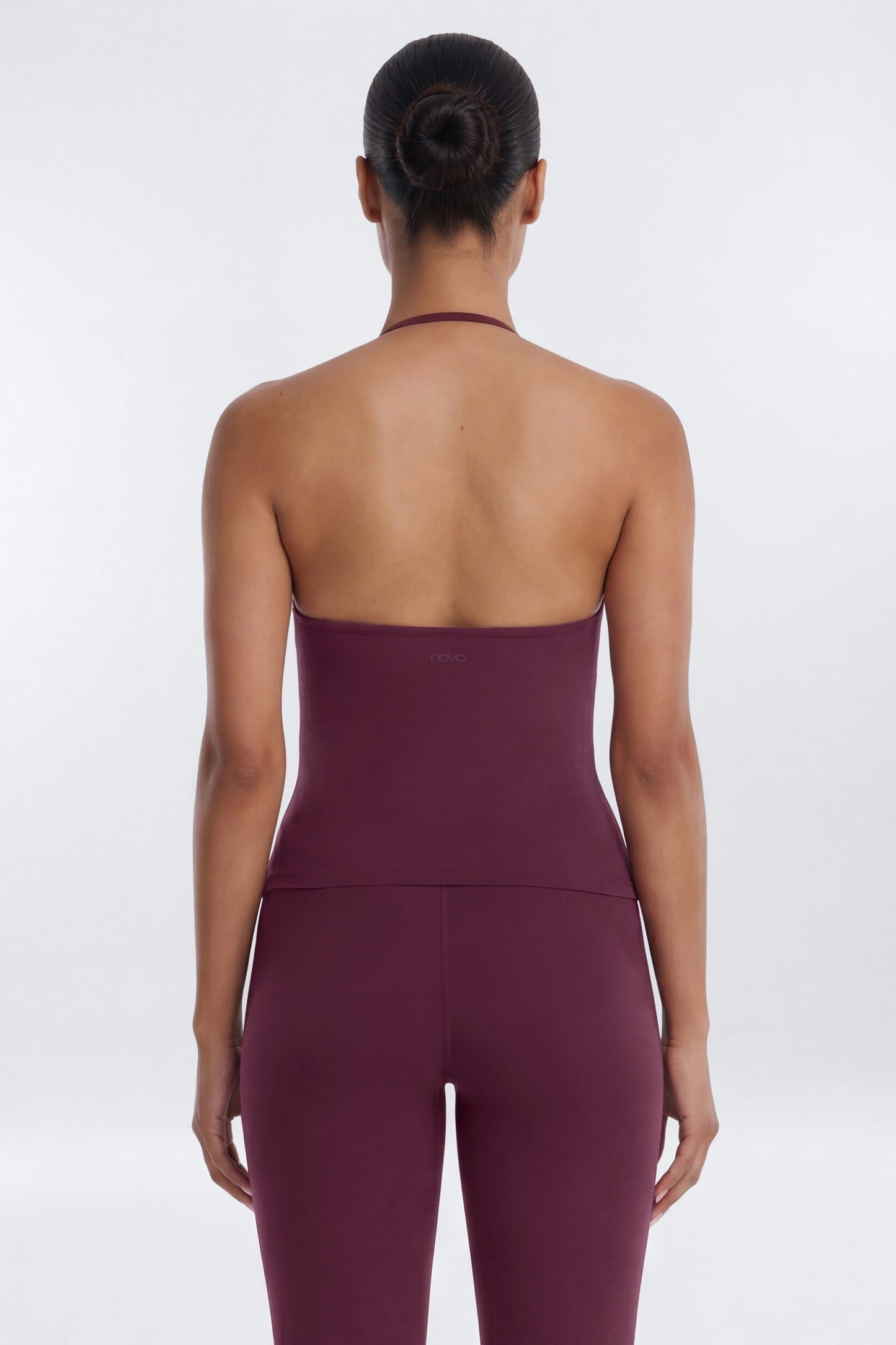 ButterSoft™ Adjustable Halter Tank - Merlot