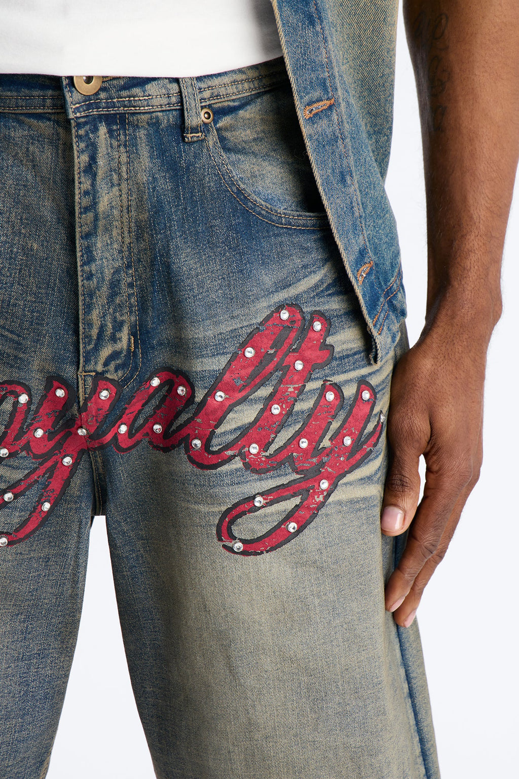 Baggy Vintage Royalty Denim Short - Vintage Wash