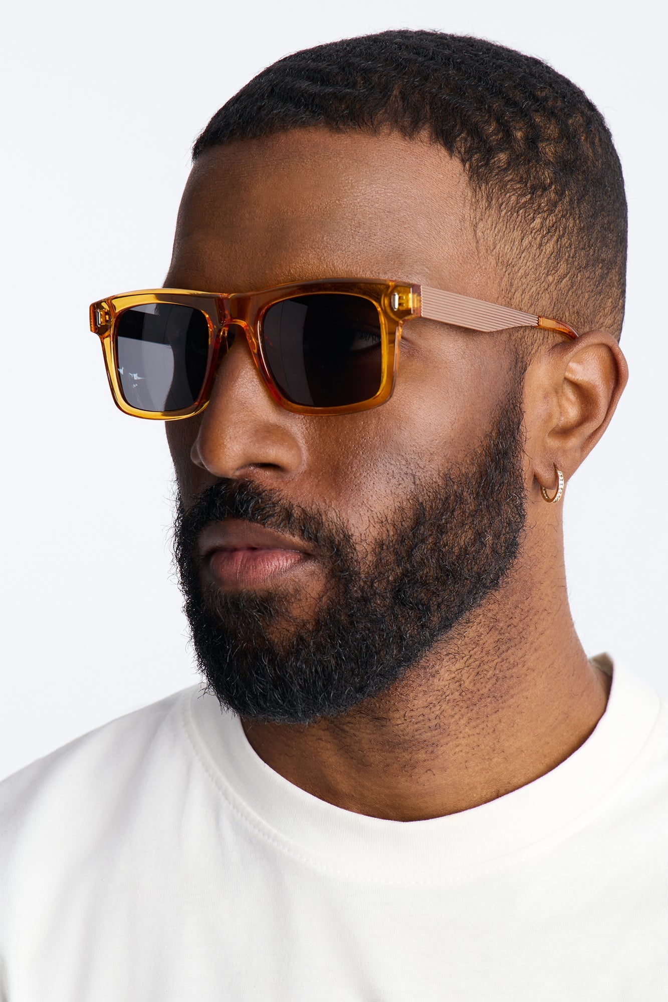 Statement Wayfarer Sunglasses - Brown