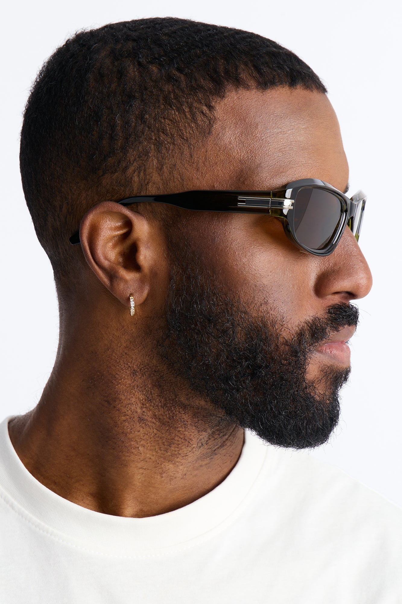 Acid Glow Flux Sunglasses - Olive