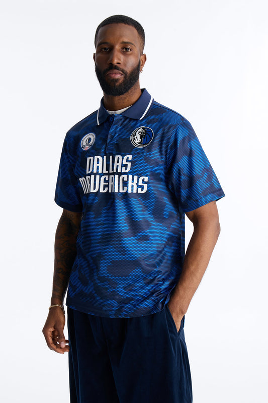 Mavs Digi Camo Soccer Top - Blue