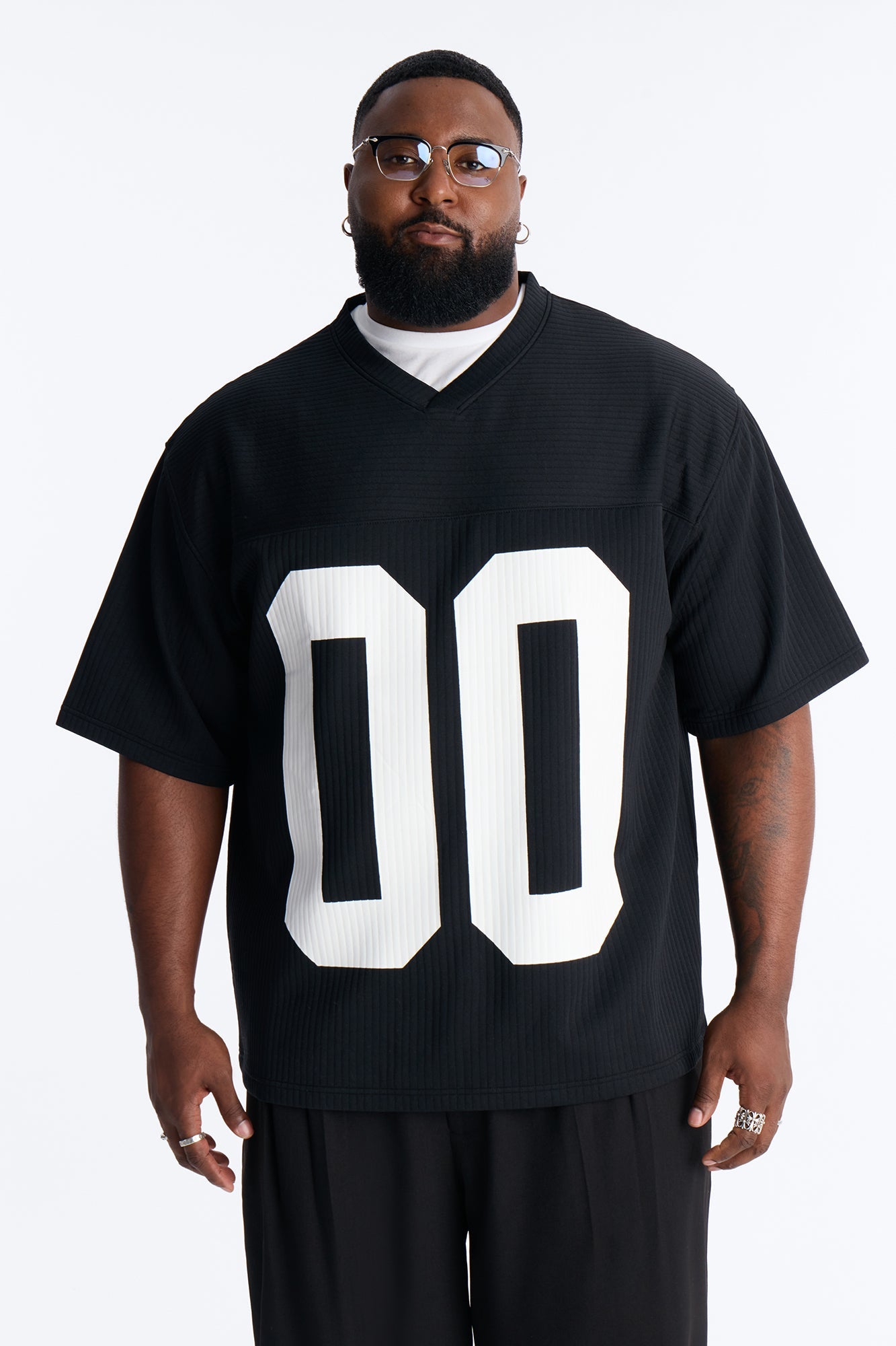Double 0 Short Sleeve Jersey - Black