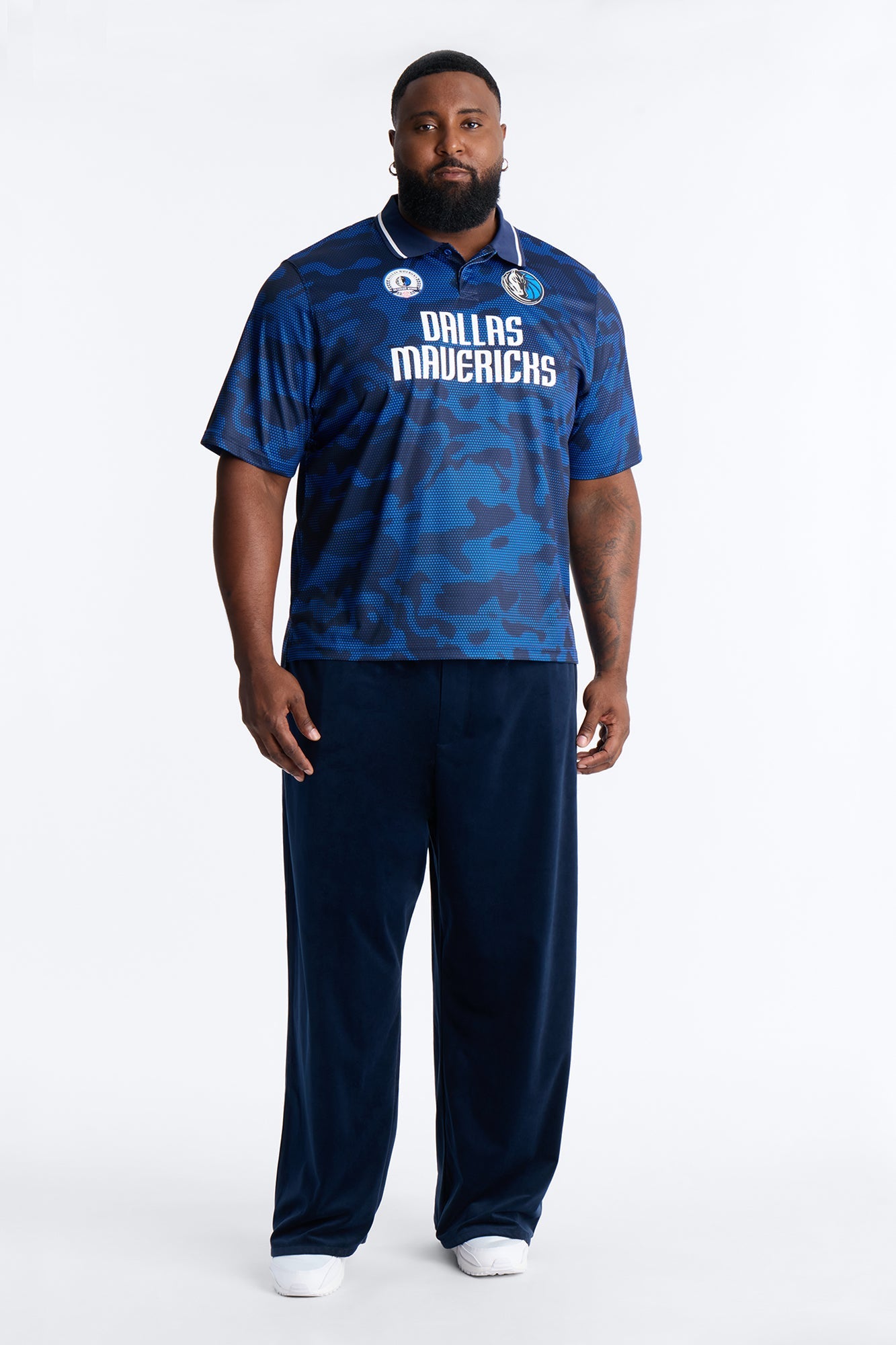 Mavs Digi Camo Soccer Top - Blue