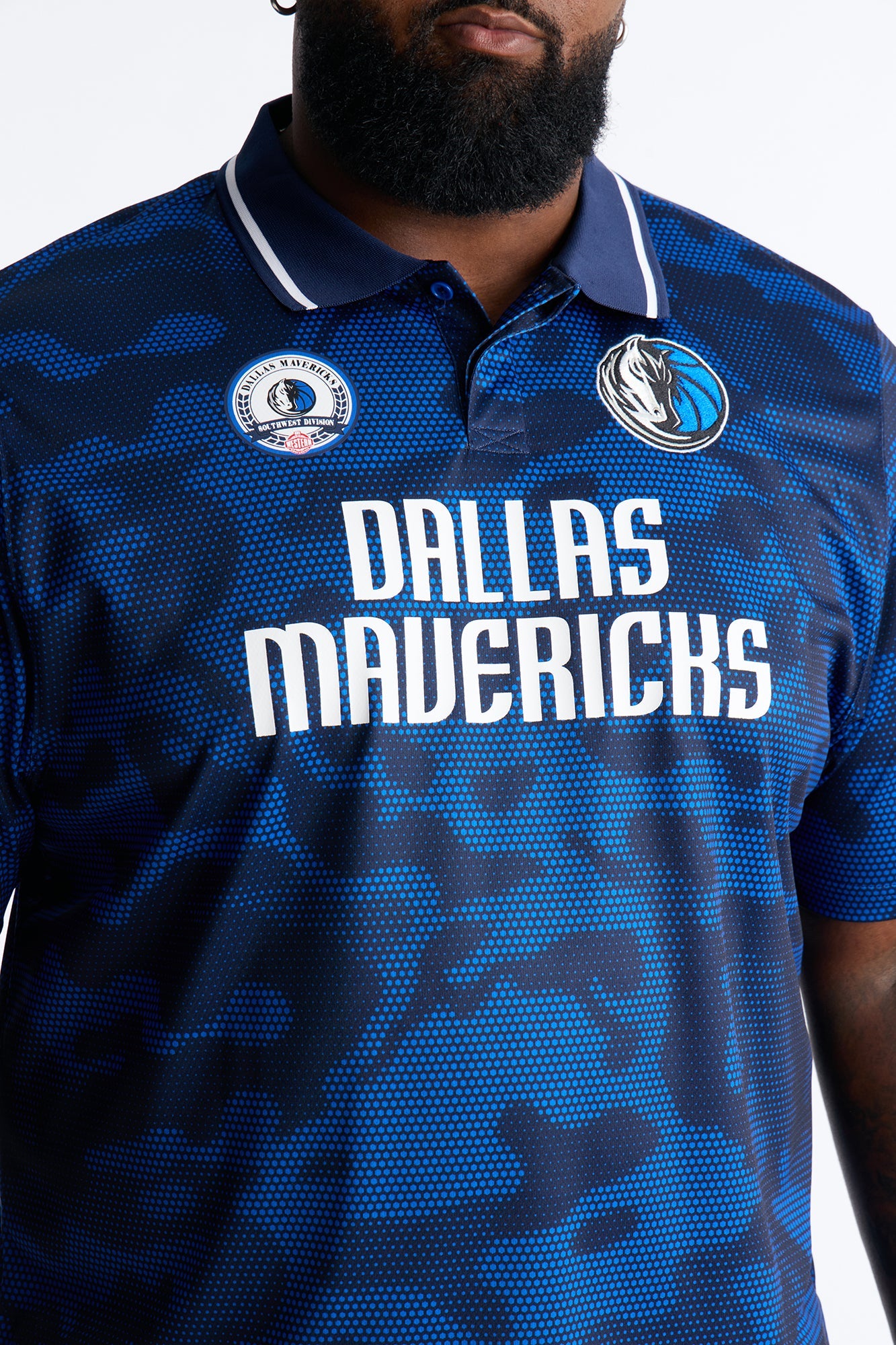 Mavs Digi Camo Soccer Top - Blue