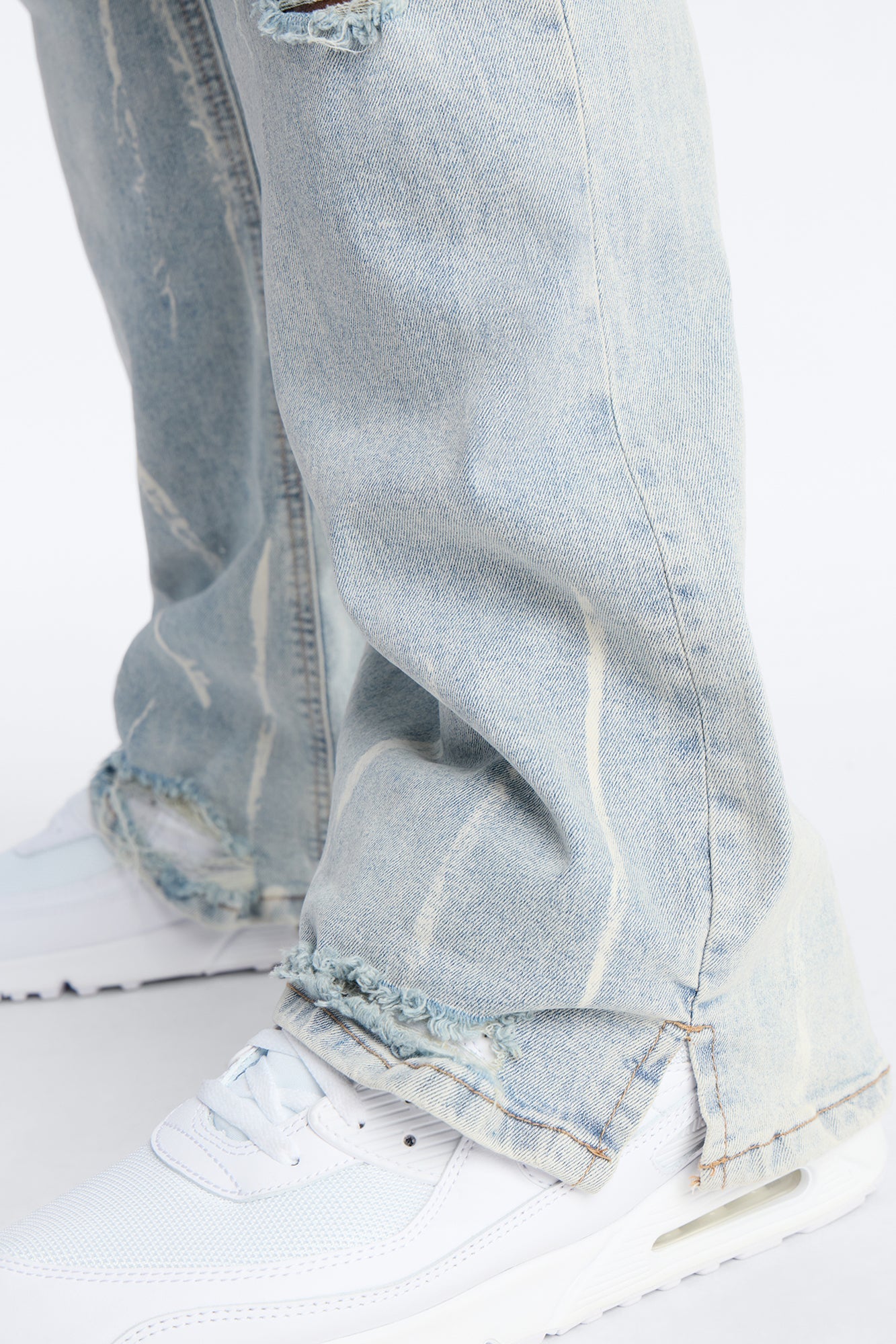 Everyday Street Stacked Skinny Flare Jean - Light Wash