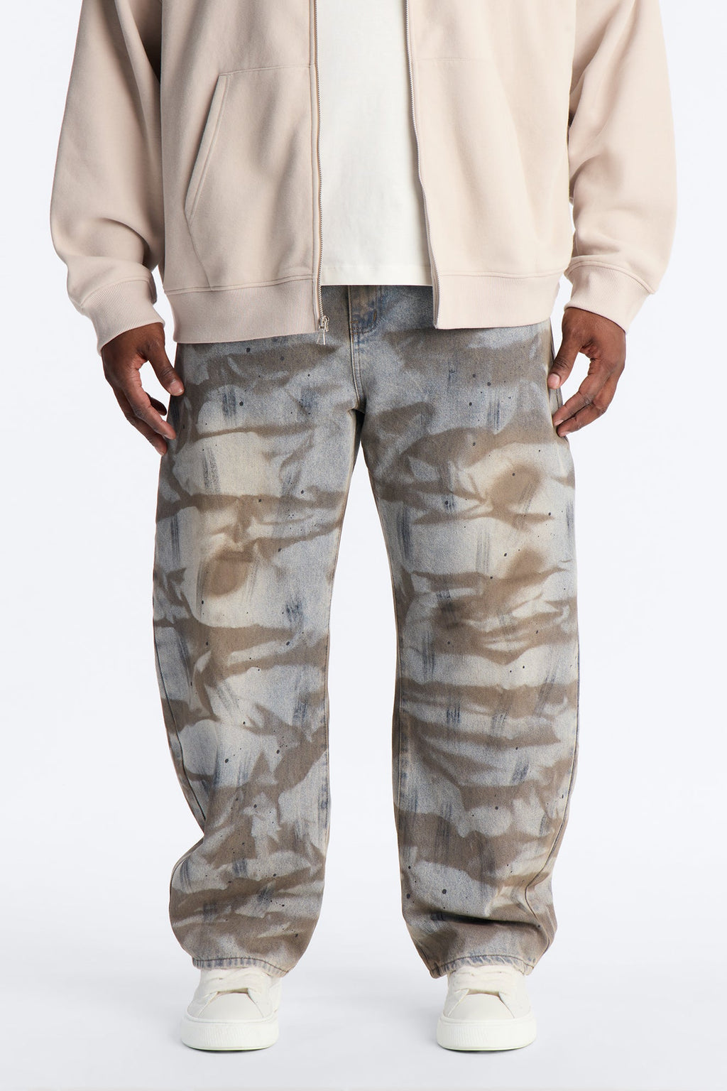 Barrel Canal St Stained Jean - Medium Wash