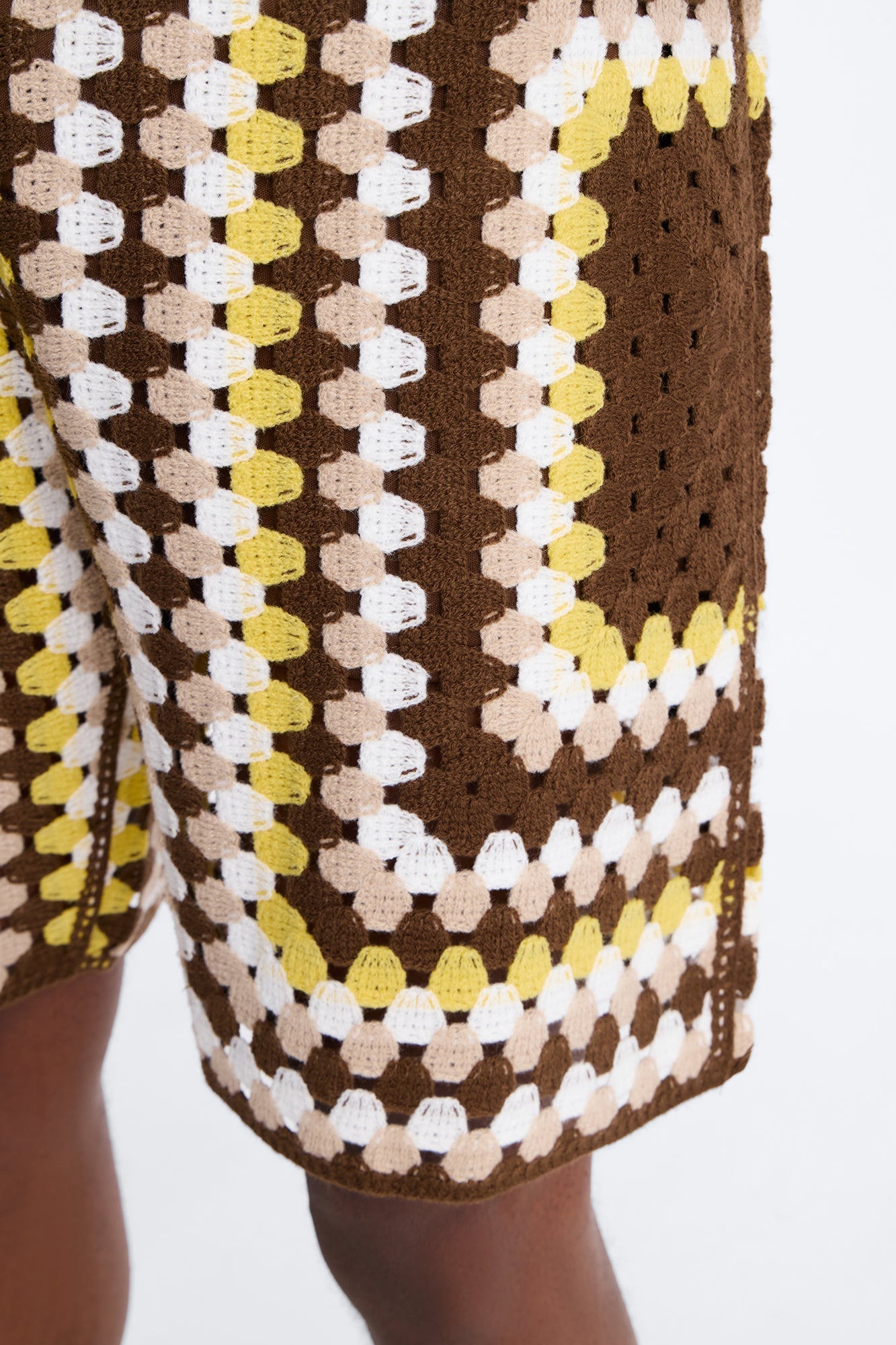 Relaxed Menorca Crochet Short - Multi Color