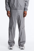 Baggy Reflective Zip Pant - Silver