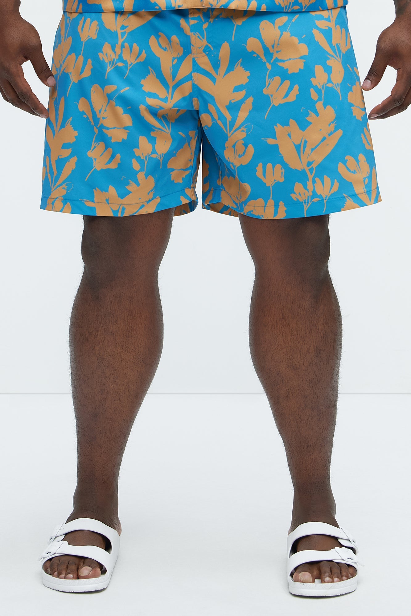 Bloom Off Swim Trunk - Blue/combo