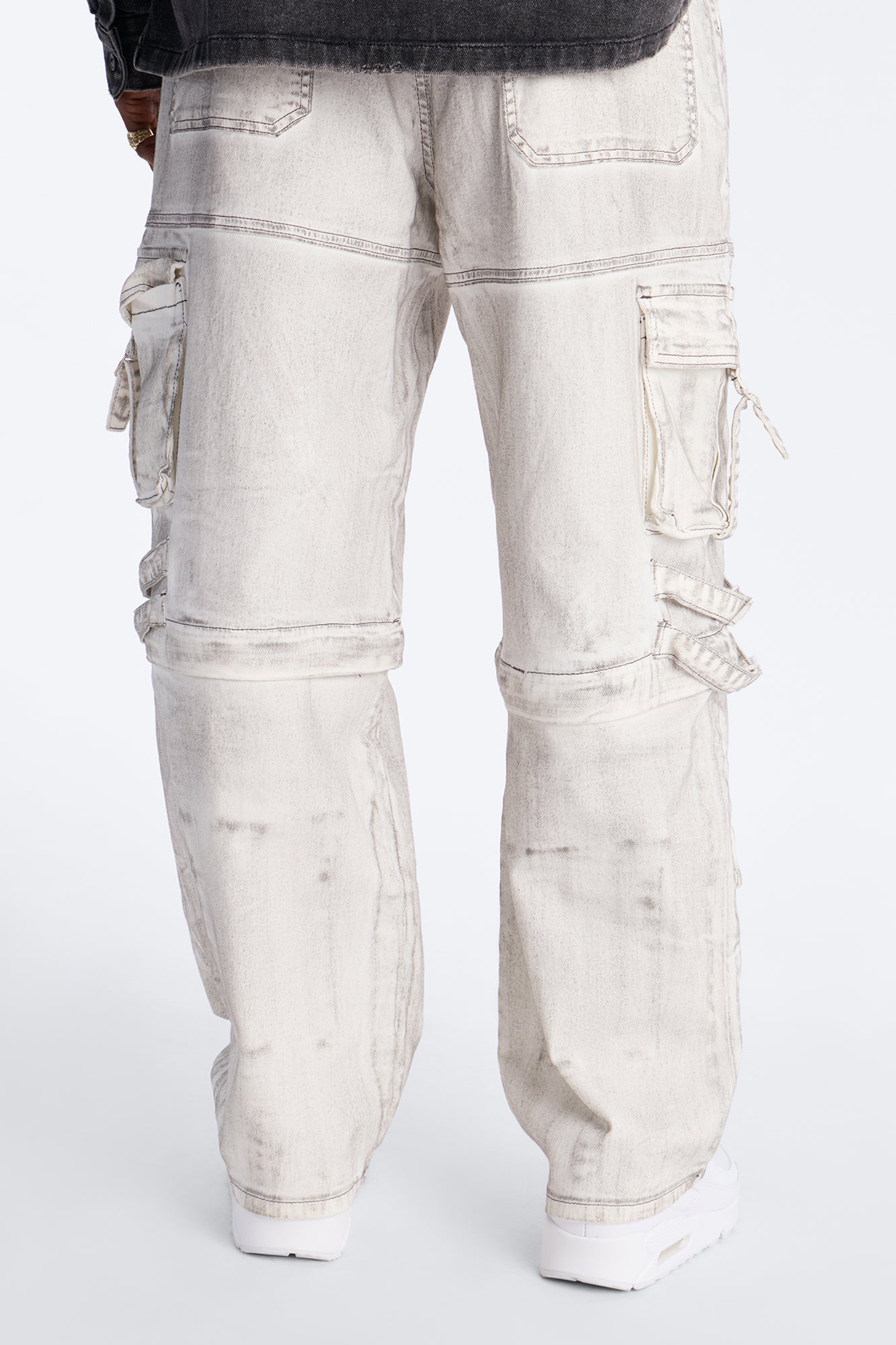 Morph City Switch Cargo Jean - Light Grey