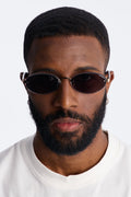 Groovy Curves Sunglasses - Black/Gold