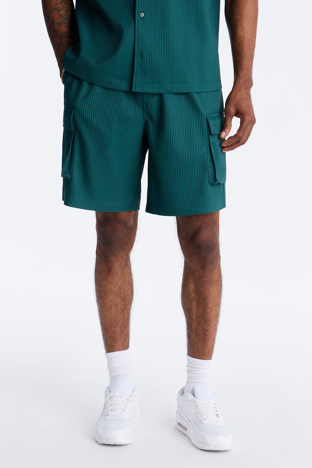 Show Up Relaxed Cargo Short - Teal