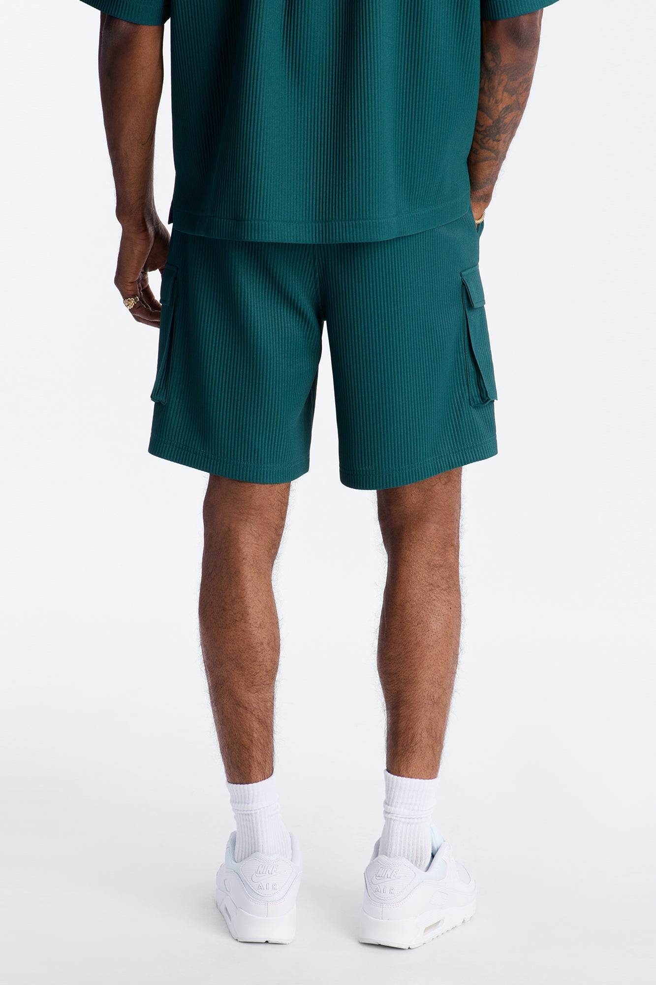 Show Up Relaxed Cargo Short - Teal
