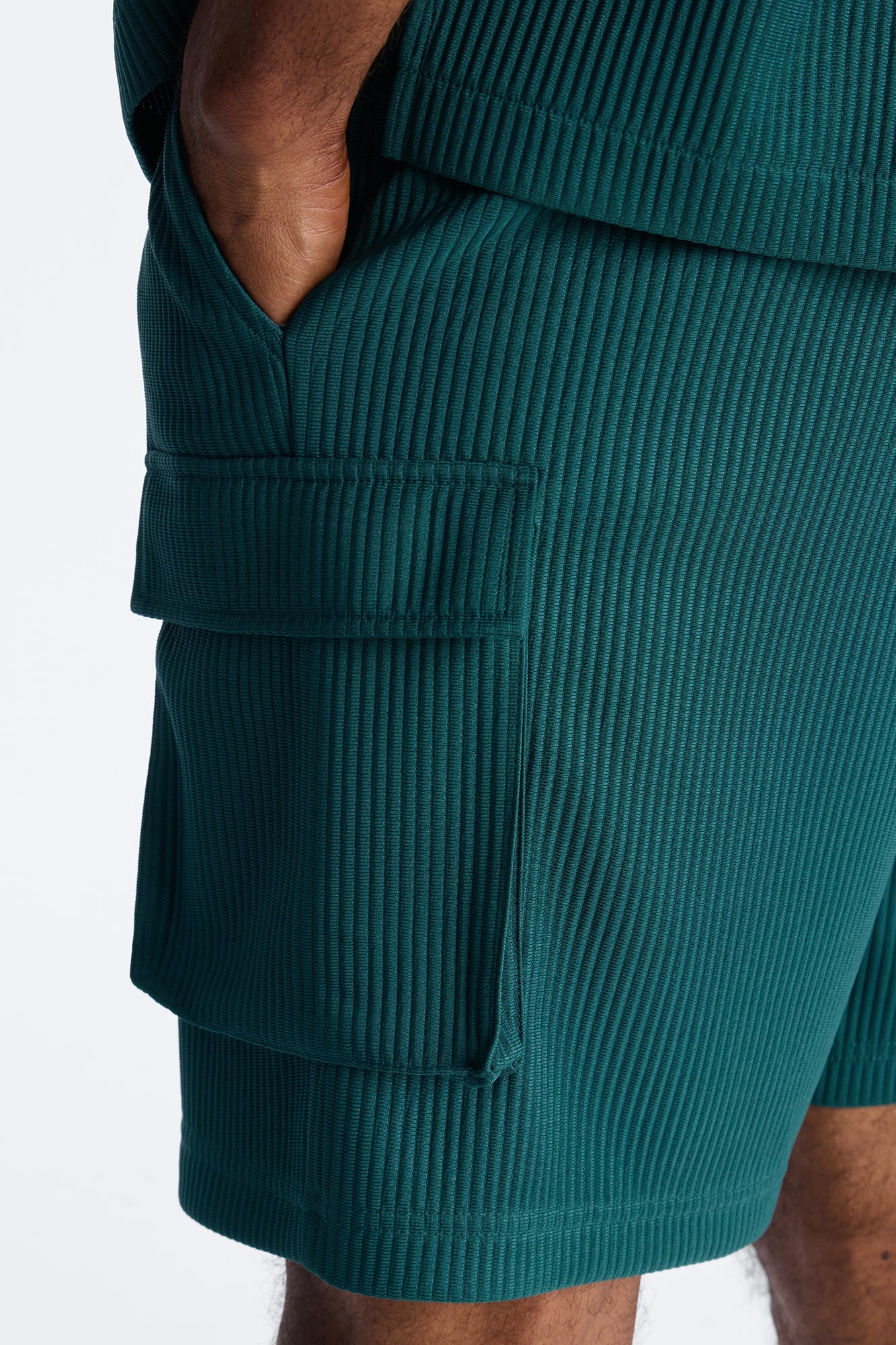 Show Up Relaxed Cargo Short - Teal