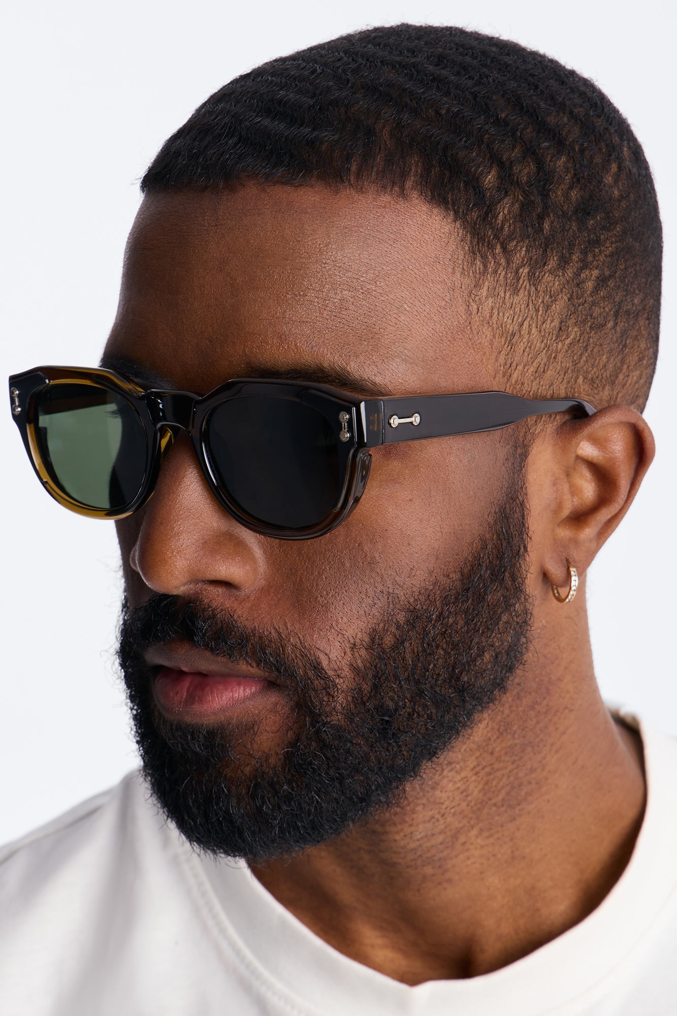 Upscale Round Sunglasses - Olive