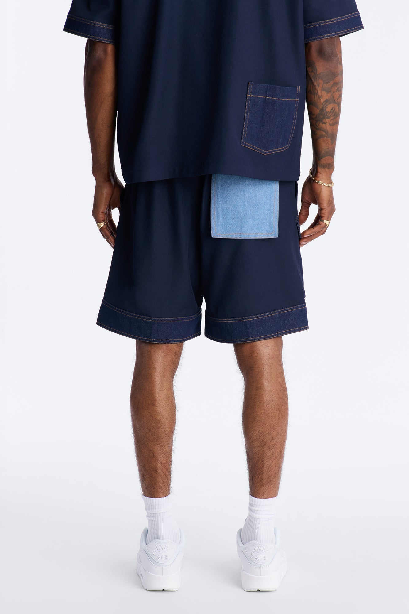 Relaxed Blueprint Cargo Short - Indigo