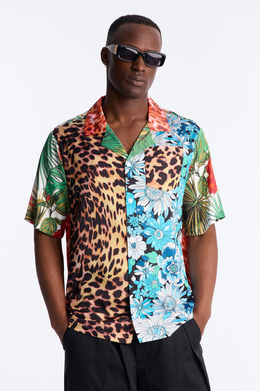 Tropic Mirage Cuban Collar Shirt - Multi Color