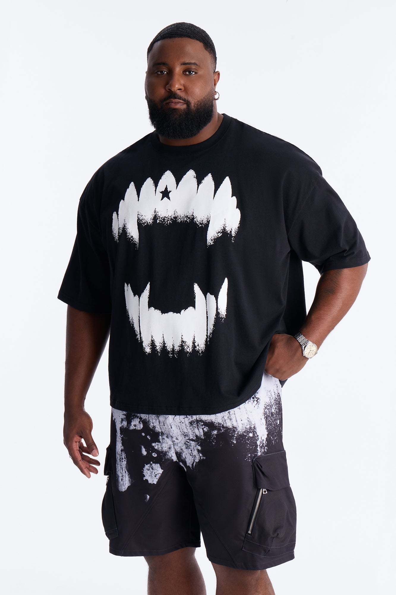 Savage Grill Boxy Short Sleeve Tee - Black