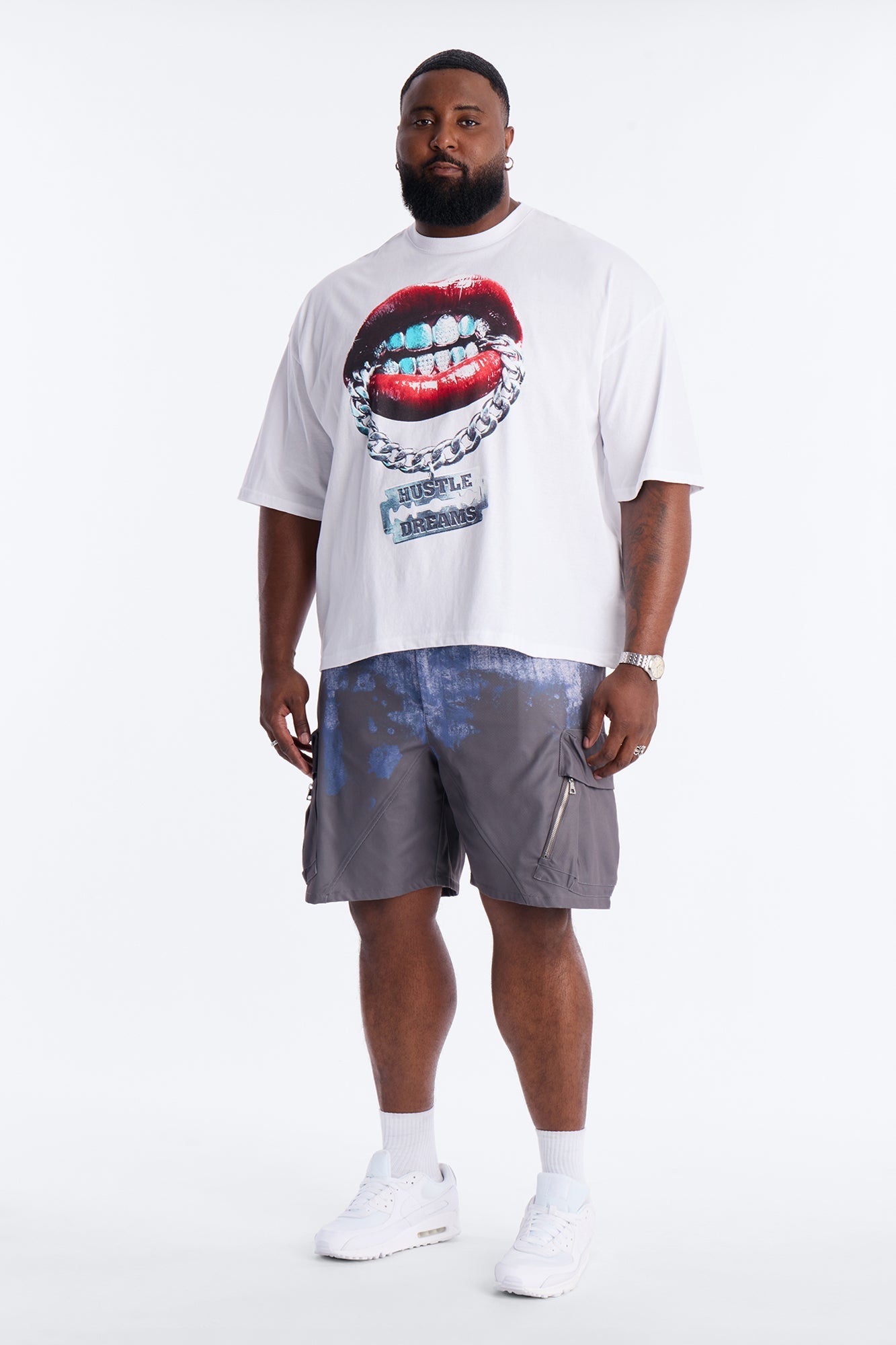 Relaxed Traveling Artist Short - Grey