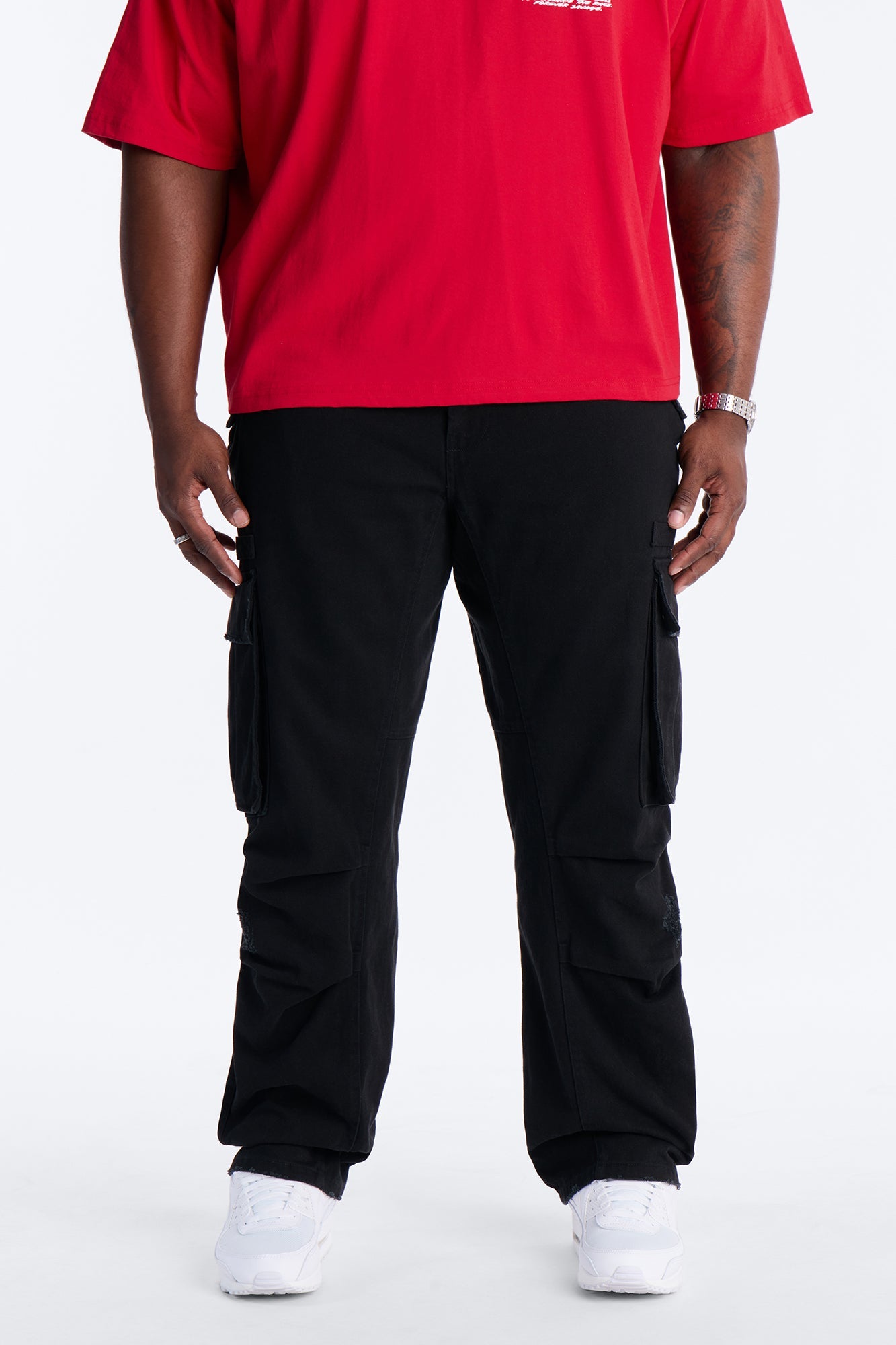 Straight Carter Point Utility Pant - Black