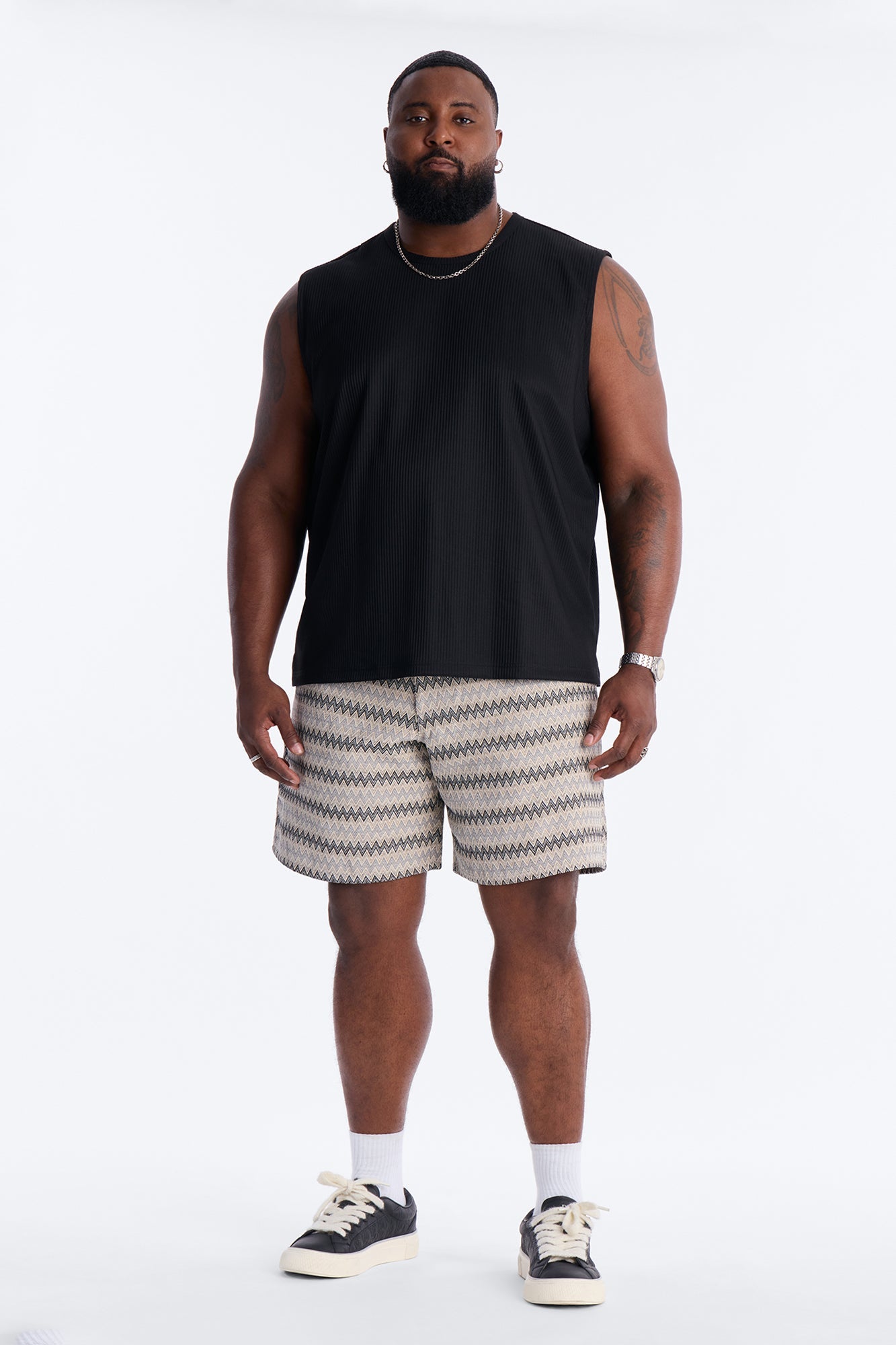 Show Up Muscle Tank - Black