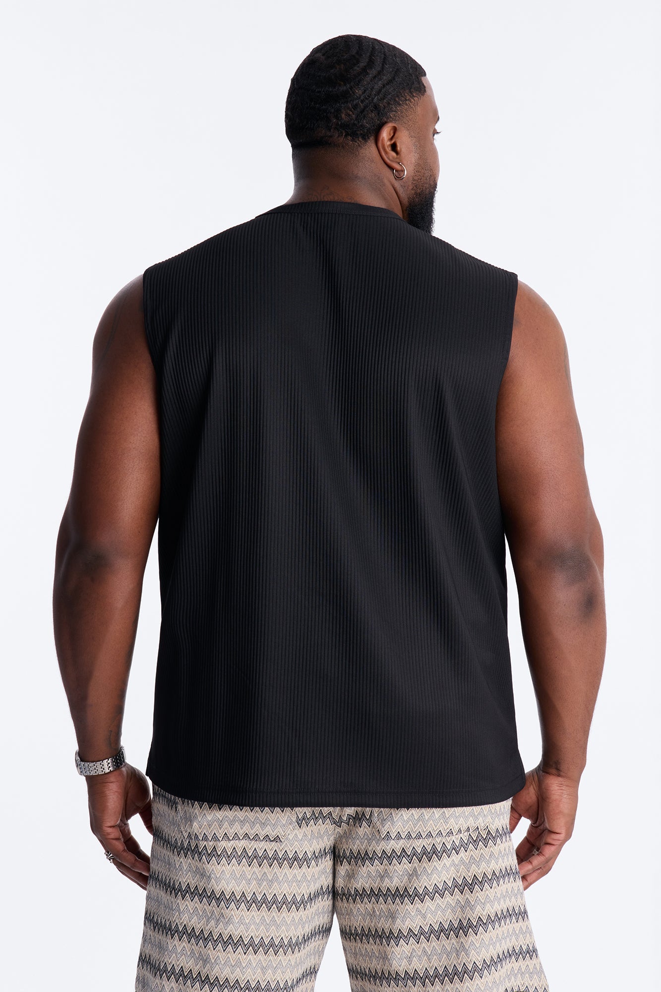 Show Up Muscle Tank - Black