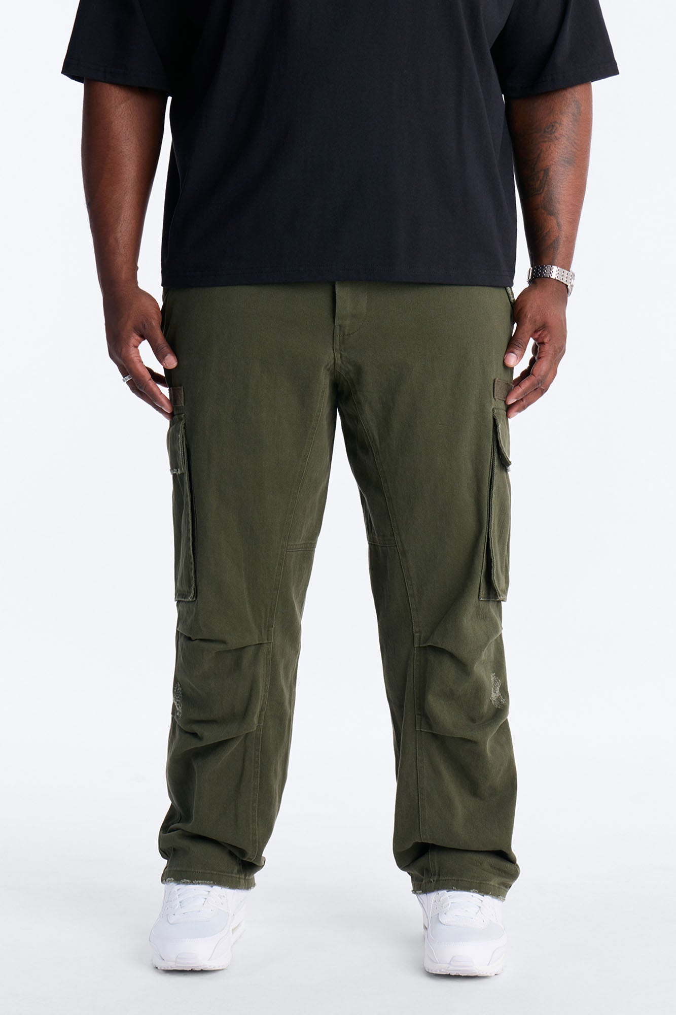 Straight Carter Point Utility Pant - Olive