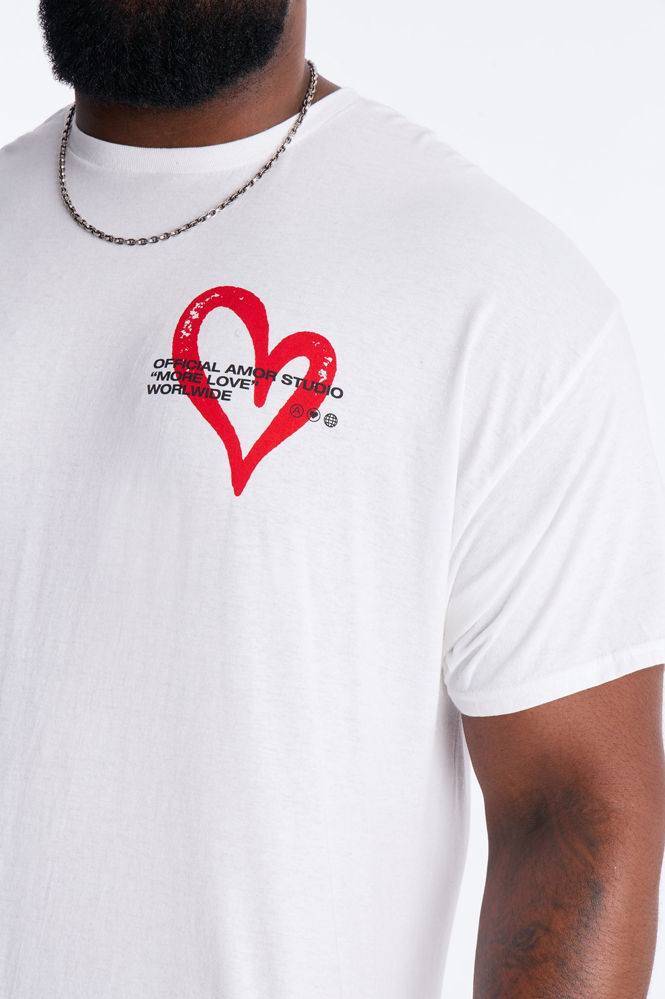 Amor Studio Short Sleeve Tee - White