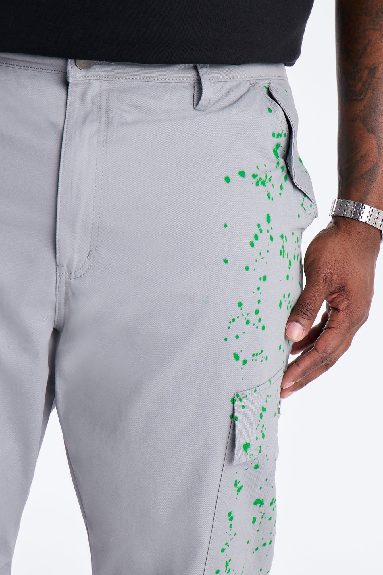 Straight New Age Canvas Pant - Grey