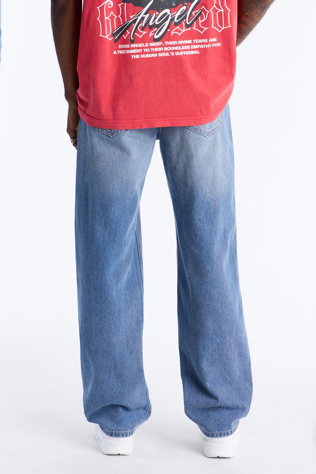 Essential Straight Rigid Jean - Medium Blue Wash
