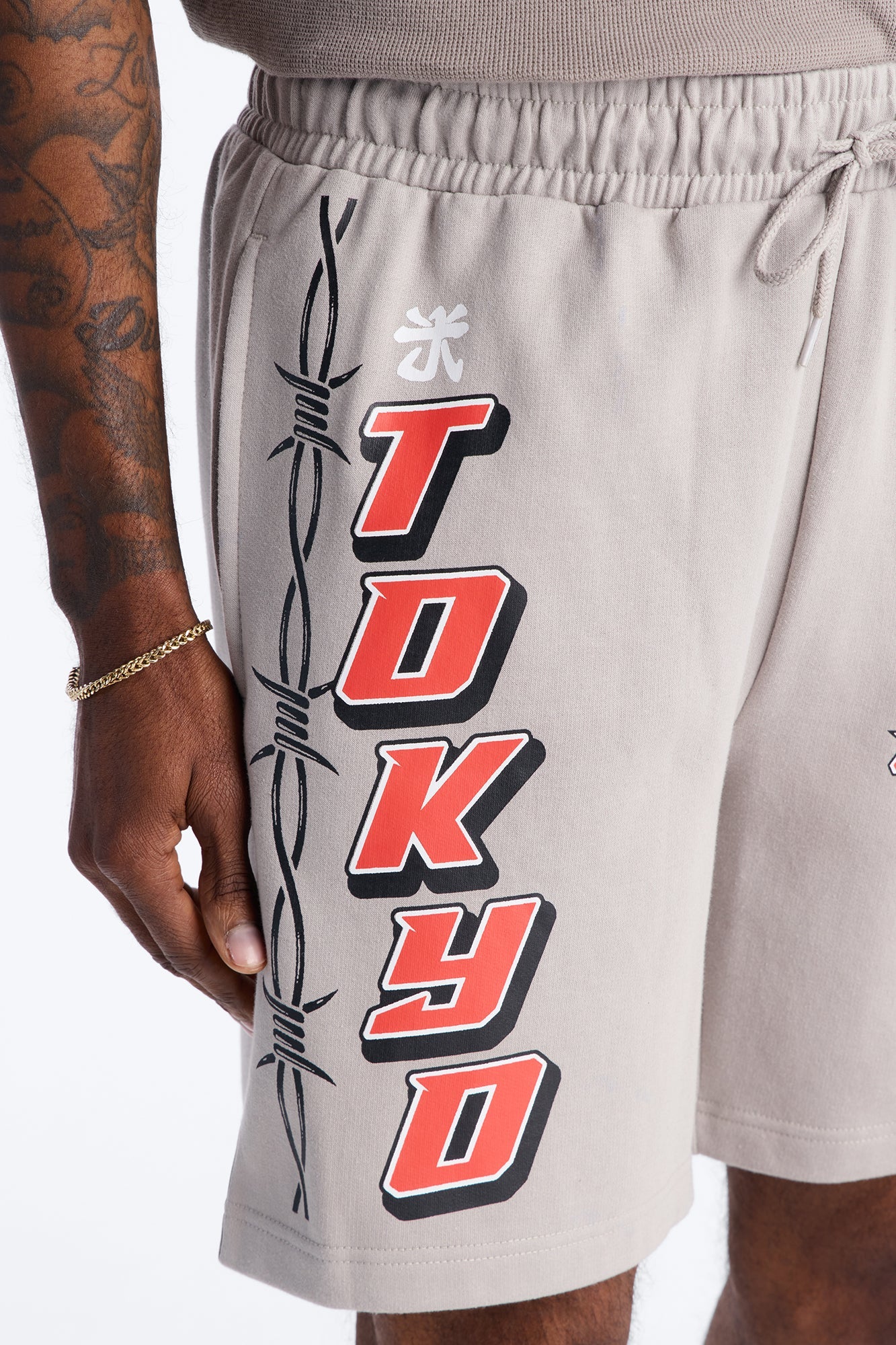 Tokyo Racing Team Sweatshorts - Grey