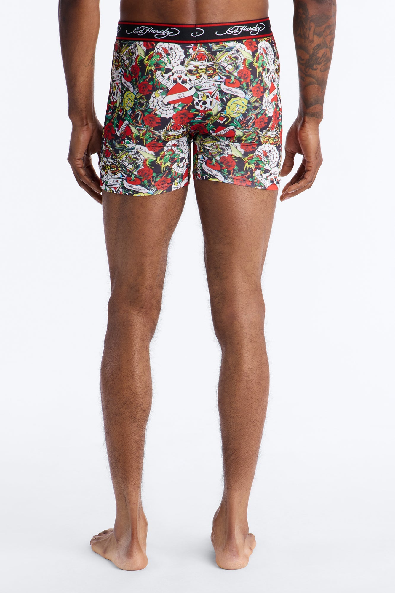 Ink Legends Ed Hardy 2 Pack Performance Boxer Briefs - Multi Color