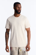 Essential Short Sleeve Crew Tee - Oatmeal