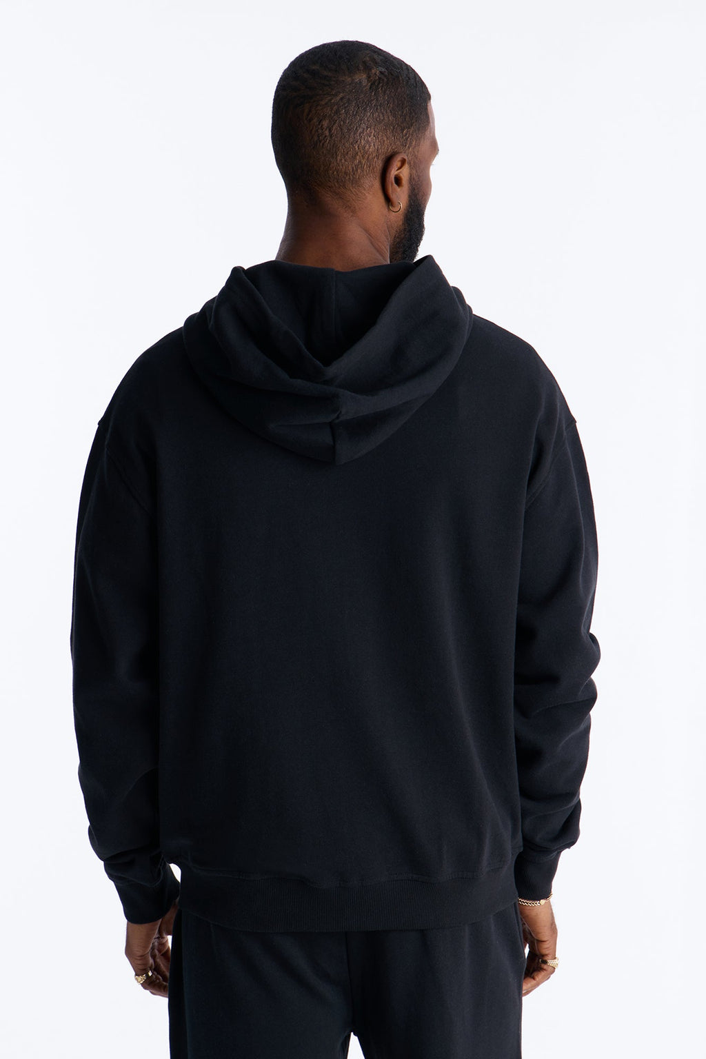 Pick Up Your Cross Patch Zip Hoodie - Black