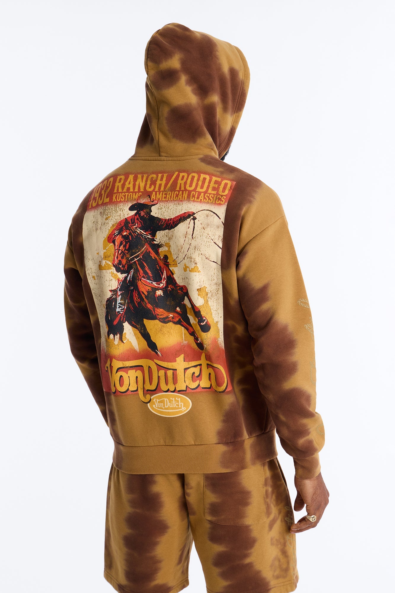 Von Dutch Ranch Most Wanted Hoodie - Brown