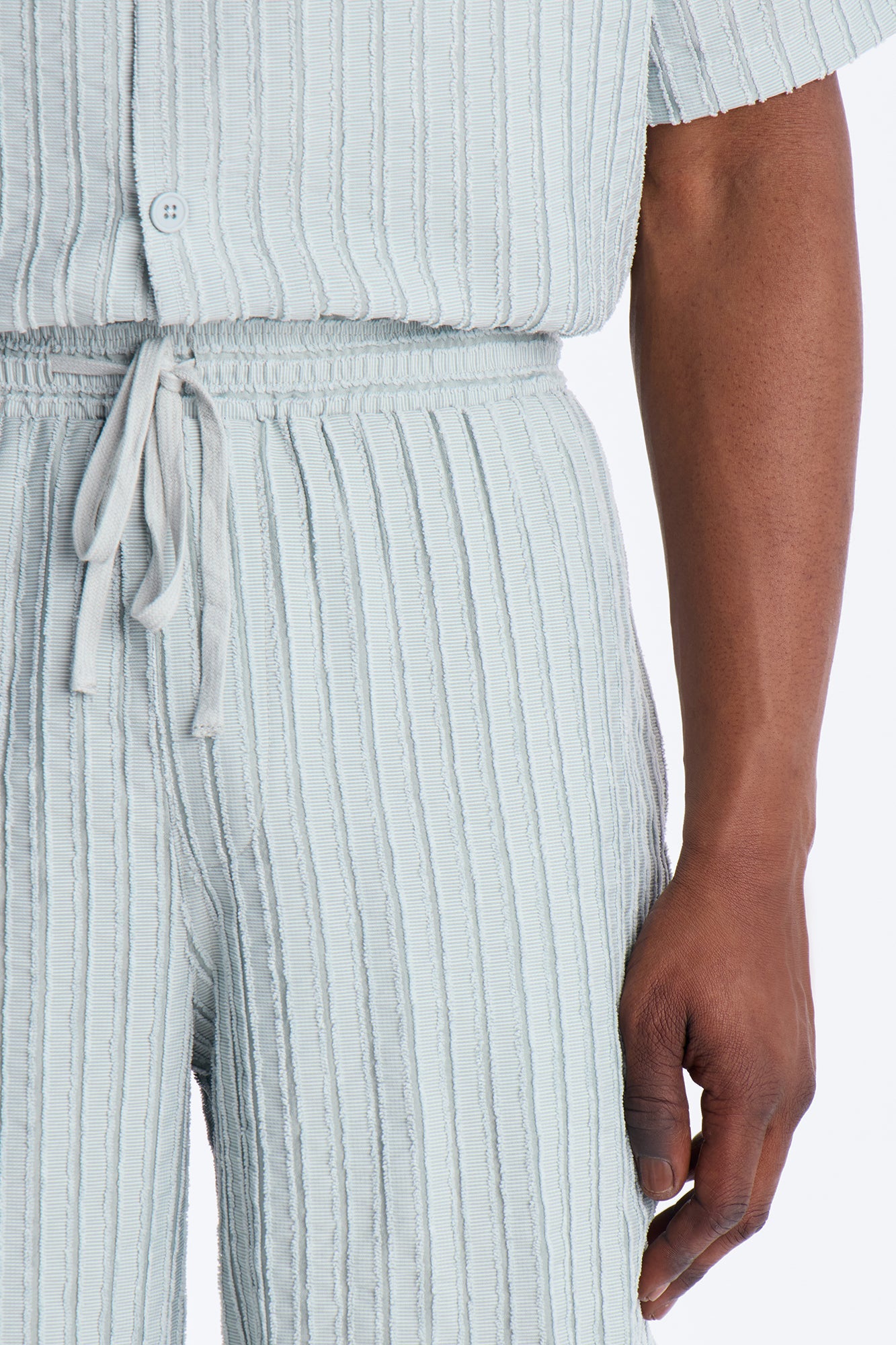 Relaxed Aegean Pleat Short - Sage