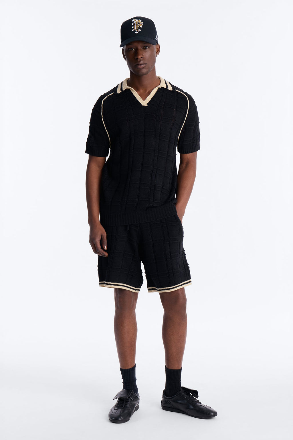 Relaxed Riviera Knit Short - Black