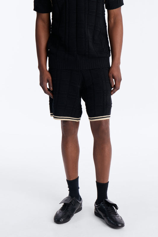 Relaxed Riviera Knit Short - Black
