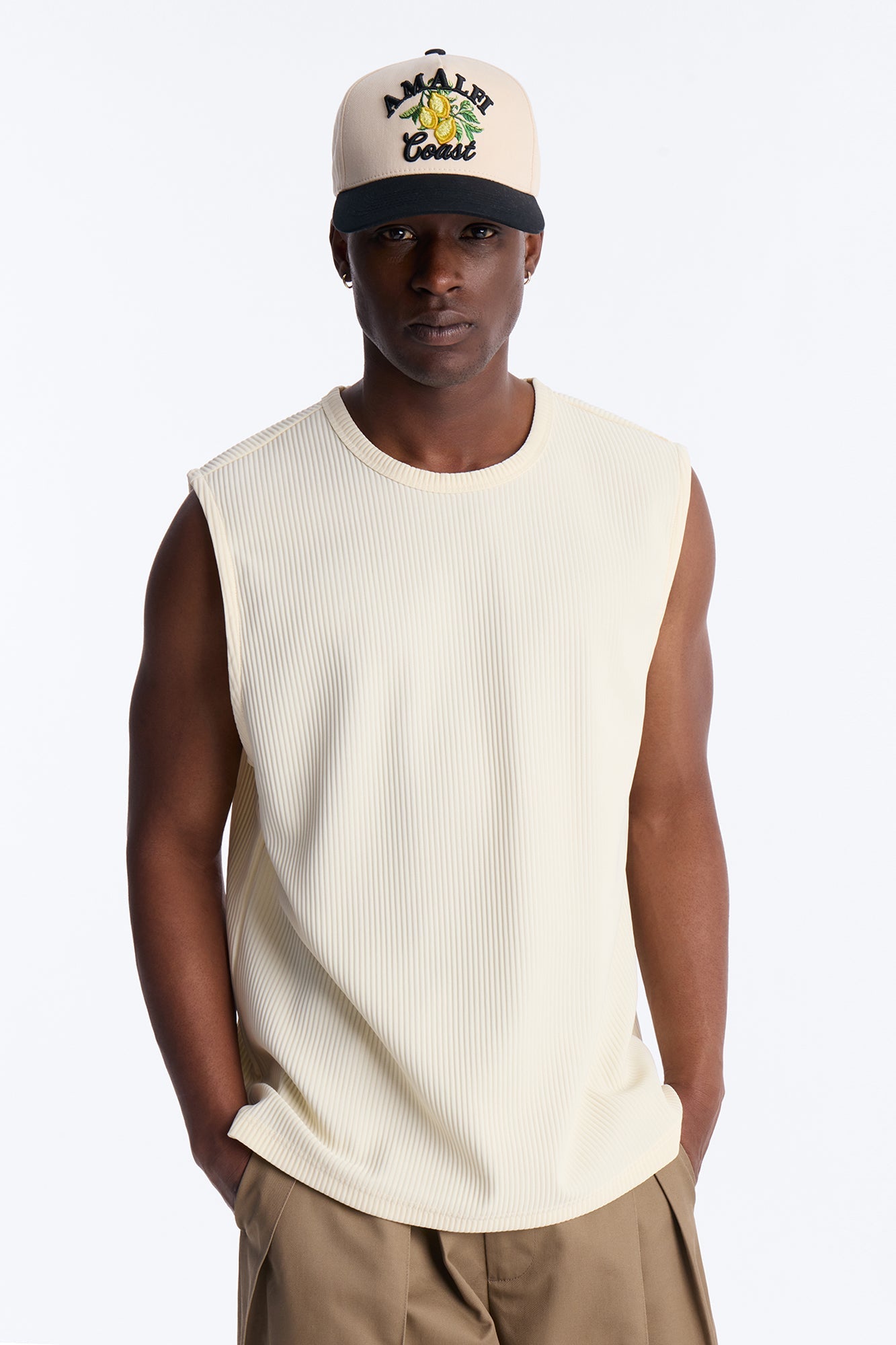 Show Up Muscle Tank - Off White