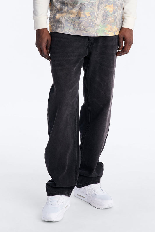 Essential Straight Rigid Jean - Black Wash