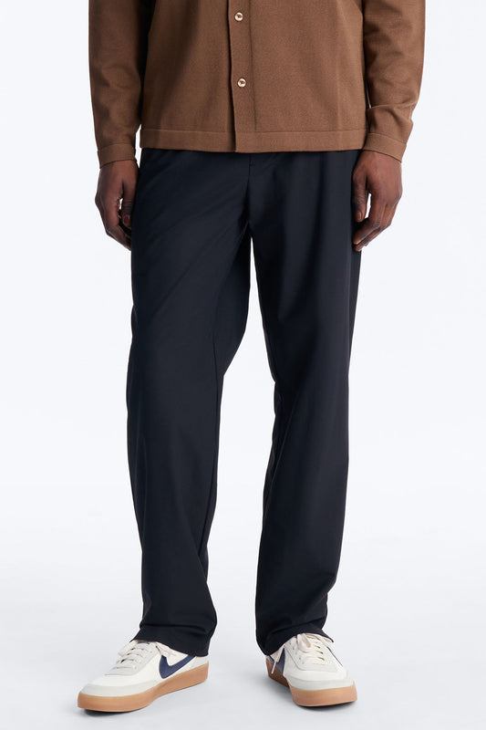 Slim Axis Slit Pant - Black
