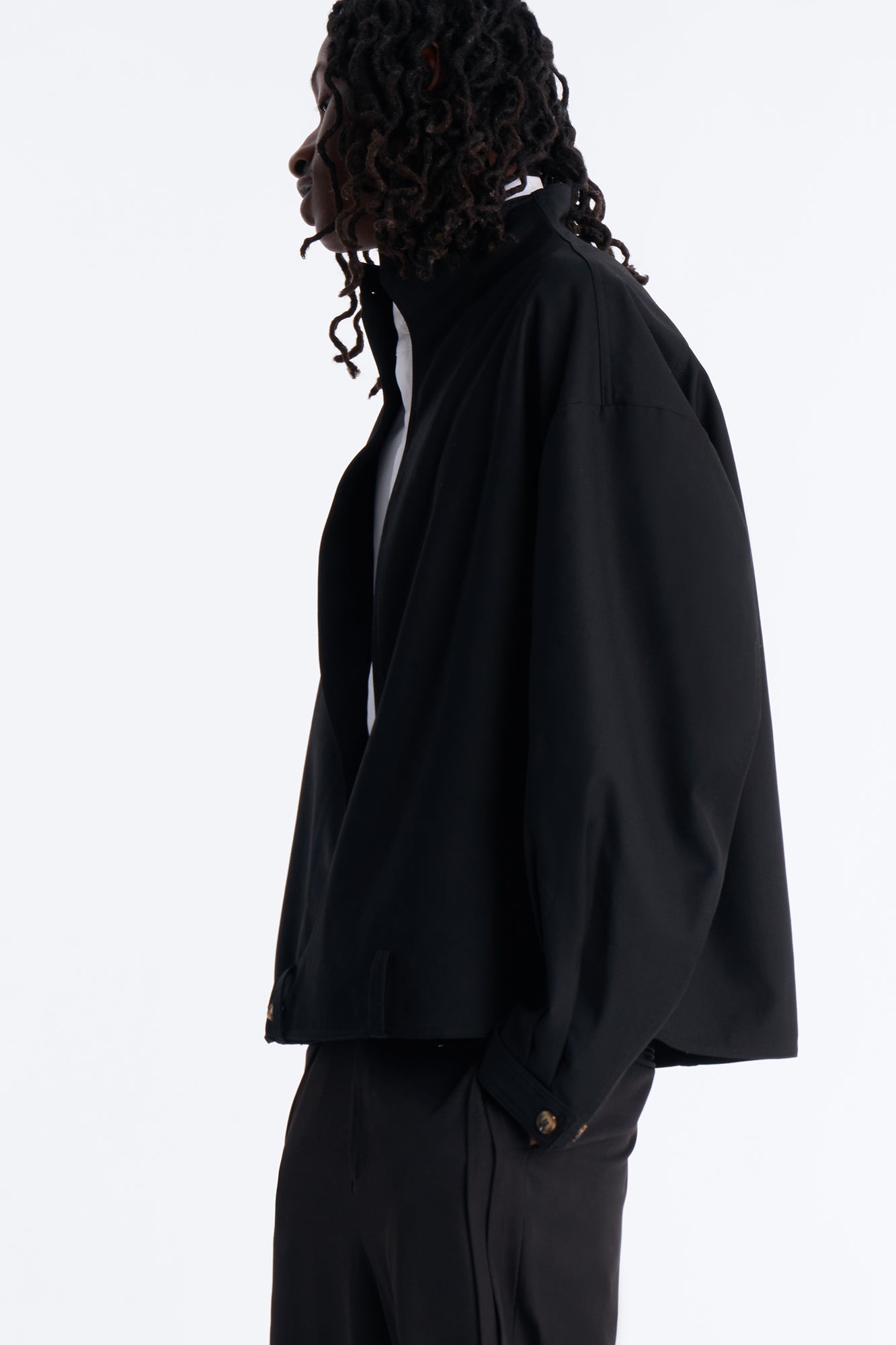 Relaxed Luxe Flow Blazer - Black